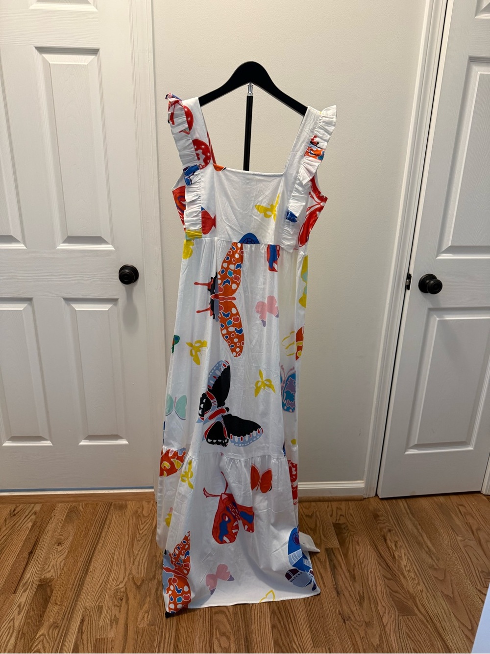 Sheridan French Stacey Dress with Colorful Butterflies - Picture 2 of 6